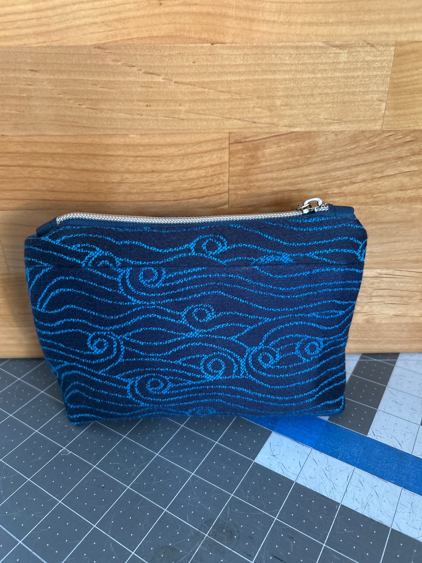(pieced) Blue Mountains Travel Pouch