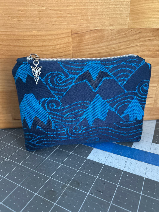 (pieced) Blue Mountains Travel Pouch