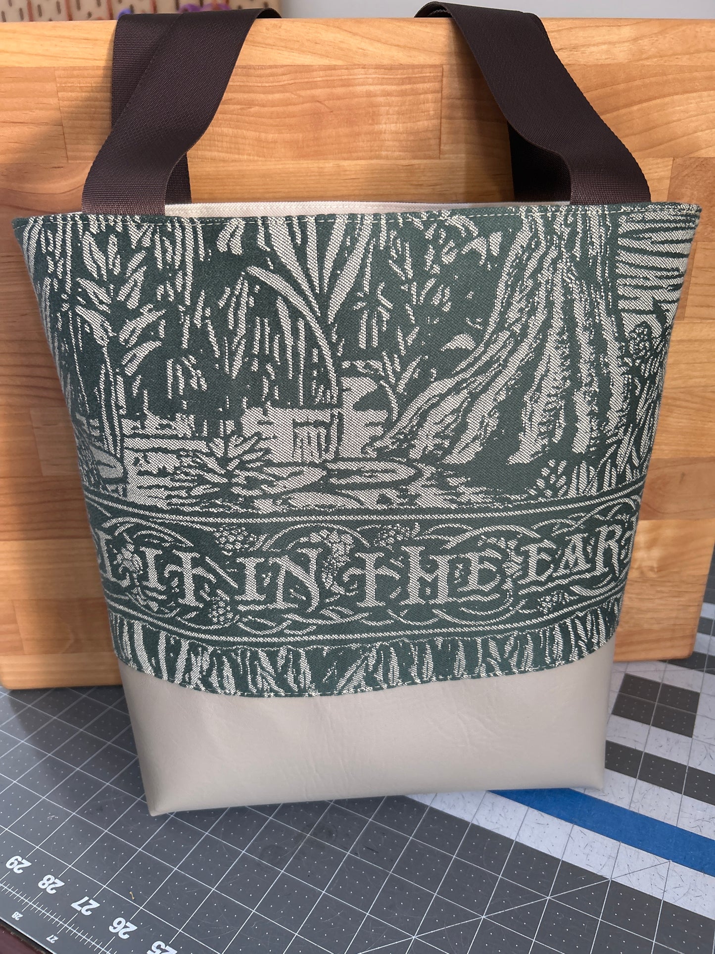 Green Forest Guardian tote bag