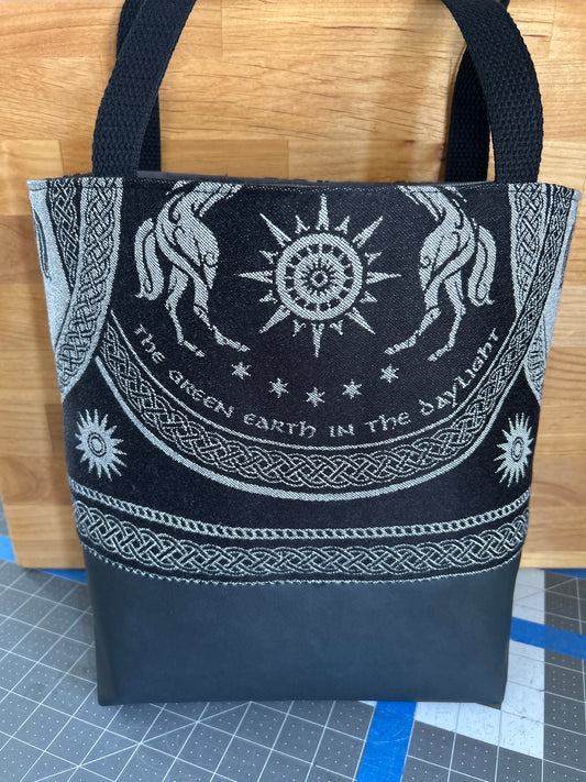 Black Horse Tails tote bag