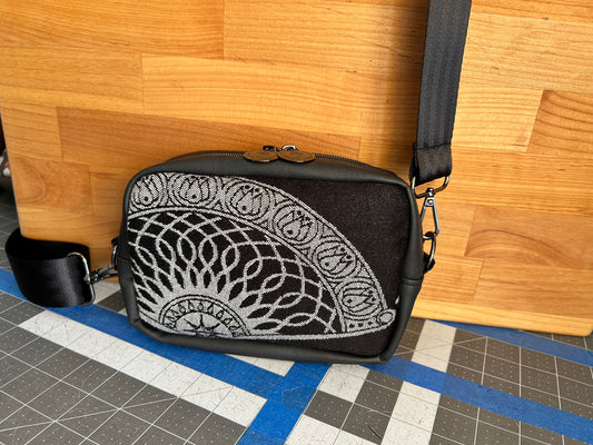 Black Tree Crossbody Pouch