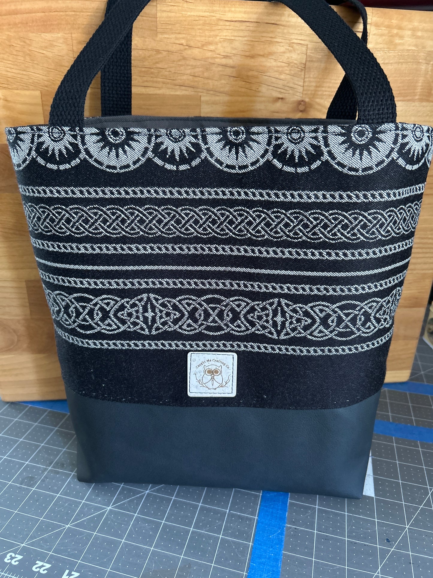Black Horse Tails tote bag