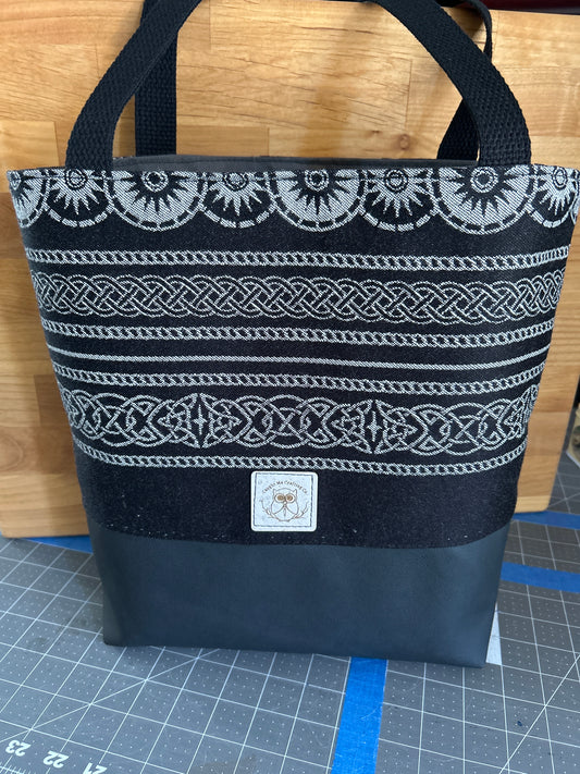 Black Horse Tails tote bag